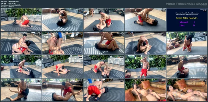 Lina Vs Manuel - Pilates Instructor Vs Soccer Player - KINKSPORTS - MP4
