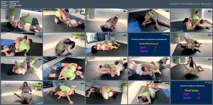 Maria Vs Juan - Return Of The Cross Fit Cutie - KINKSPORTS - MP4