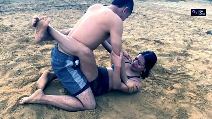 Valerie Vs Manuel Round 3 - Rear Naked Choke - KINKSPORTS - MP4