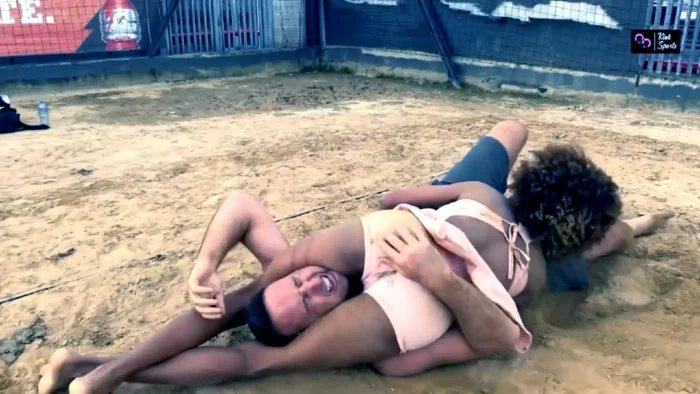 Yesenia Vs Kevin Round 4 - Standing Rear Naked Choke - KINKSPORTS - MP4
