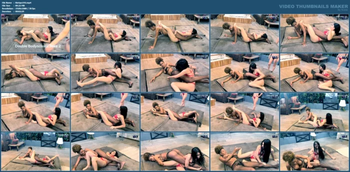 Yesenia Vs Laura B Round 3 - Another Double Bodyscissors - KINKSPORTS - MP4