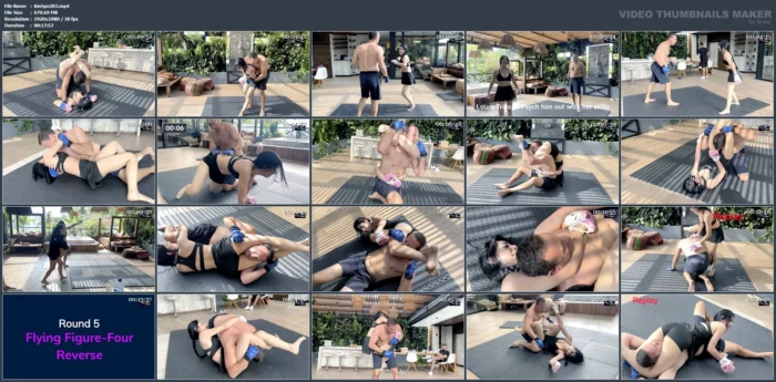 Breakup Wrestling - Laura B. Vs Kevin - Ex-Boyfriend Vs Ex-Gorlfriend - KINKSPORTS - MP4