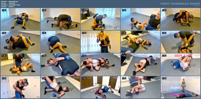 Rosalie Battles Kevin Full Match - KINKSPORTS - MP4