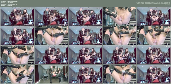 Cock And Ball Torment With Lady Valeska And Mistress Patricia - LADY VALESKA - MP4