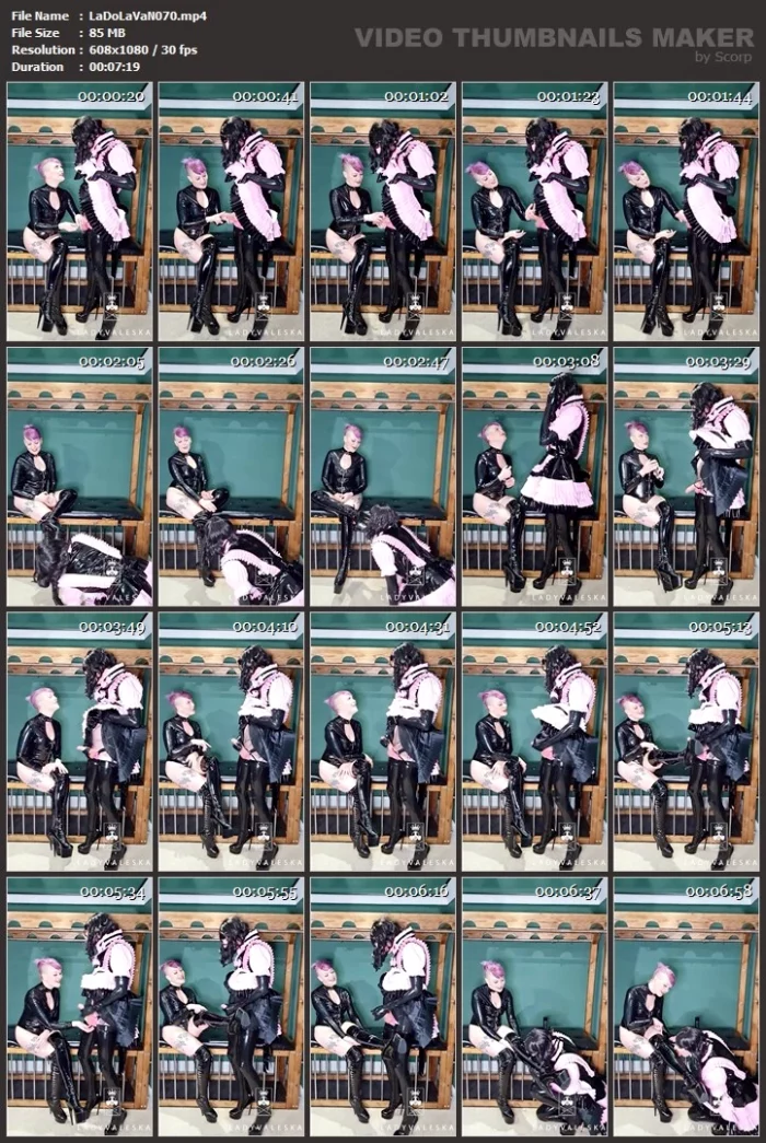 Cum On My Boots Then Clean It Up! - LADY VALESKA - MP4