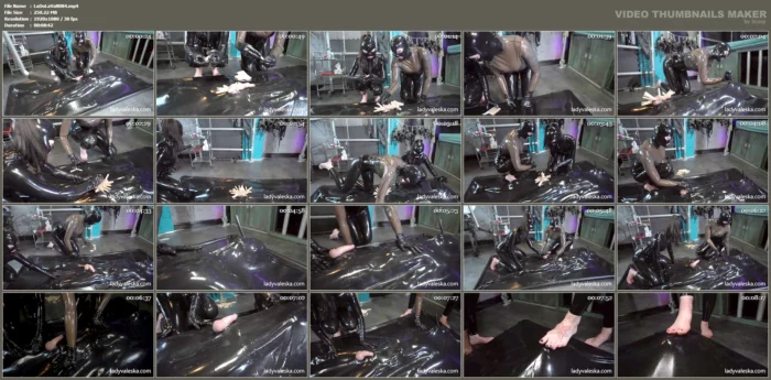 Double Team Vac Bed Tease - LADY VALESKA - MP4