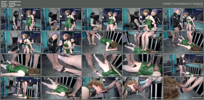 Fishnet Trample - LADY VALESKA - MP4