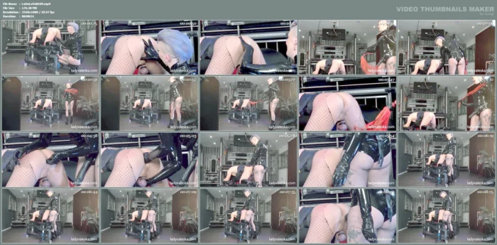 Flagellated And Fucked - LADY VALESKA - MP4