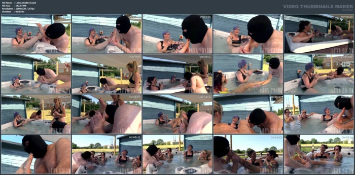 Foot Worship In Hot Tub - LADY VALESKA - MP4