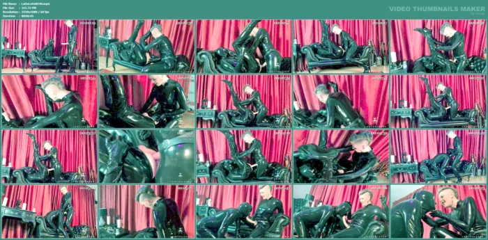 Gimp Fucked On Sofa - LADY VALESKA - MP4