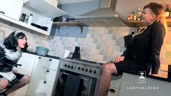 Humiliating Tasks For My Sissy Maid - LADY VALESKA - MP4