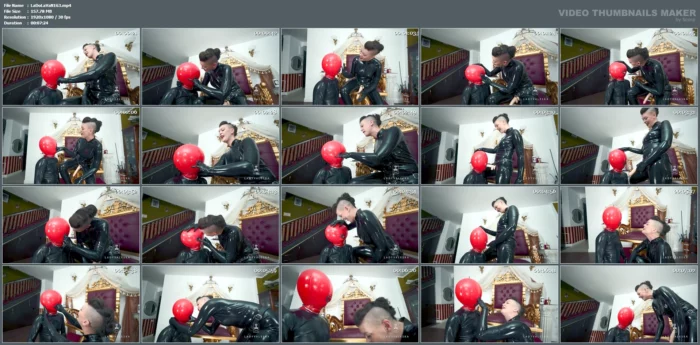 Inflatable Toy Facefucking - LADY VALESKA - MP4