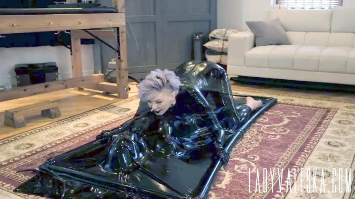 Lady Valeska - Rubbertoy In The Vacbed Part 1 - LADY VALESKA - MP4