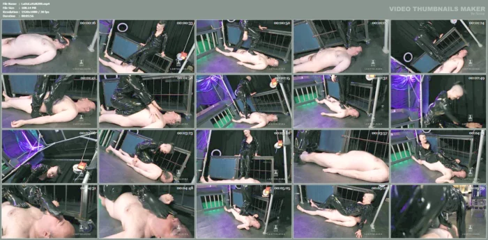 Latex Toe Sock Trampling - LADY VALESKA - MP4