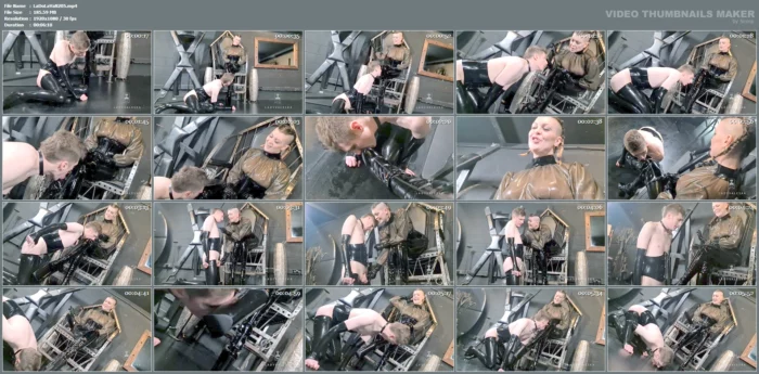 Long Platform Boots Cleaned By Her Femboy - LADY VALESKA - MP4