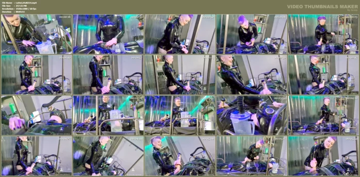 Milking And Ruining The Gimp - LADY VALESKA - MP4