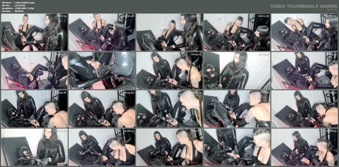 Milking And Stretching Our Anal Gimp - LADY VALESKA - MP4