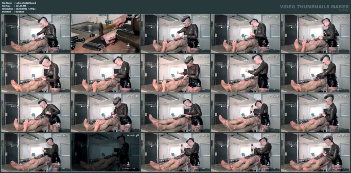 Nailed To The Cockboard - LADY VALESKA - MP4