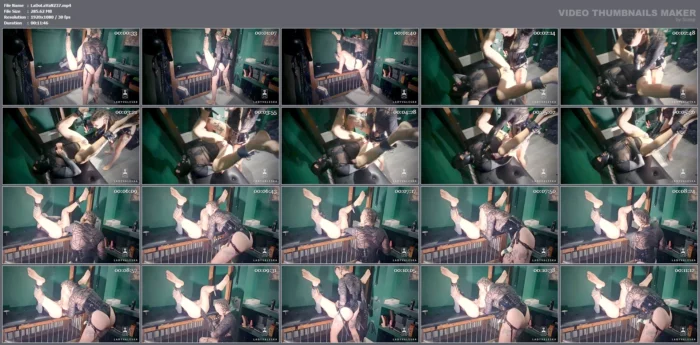 Pegging And Fisting Hoist Slut - LADY VALESKA - MP4