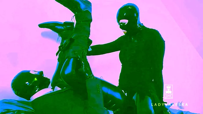 Pegging Gimp In Formal Wear - LADY VALESKA - MP4