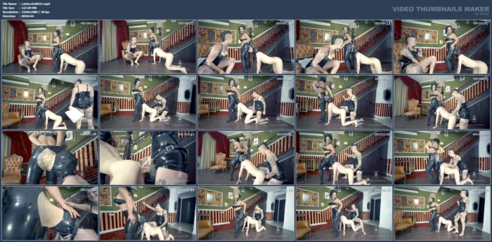 Pegging The Ass Worship Slave - LADY VALESKA - MP4