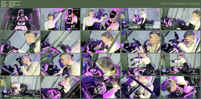 Rubber Dolly Fed Three Old Cold Condoms Of Cum - LADY VALESKA - MP4