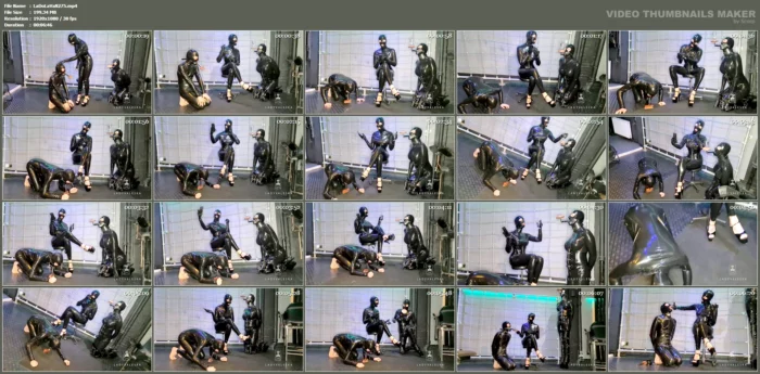 Service Gimps Put To Work - LADY VALESKA - MP4