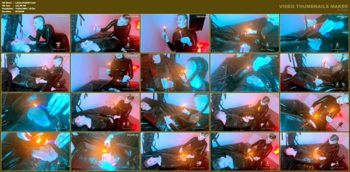 Sissy Bitch Faces The Hot Wax - LADY VALESKA - MP4