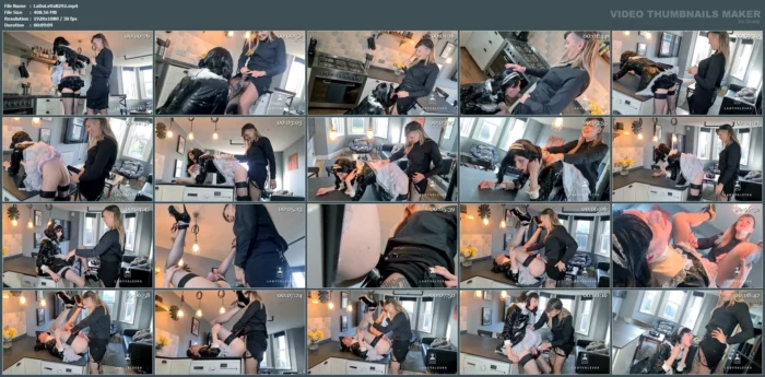 Sissy Fucked In The Kitchen - LADY VALESKA - MP4