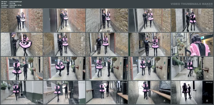 Sissy Led Through London Streets - LADY VALESKA - MP4
