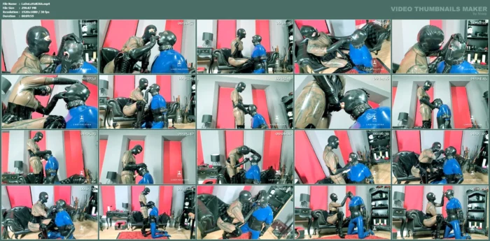 Throat Fucking Her Slut - LADY VALESKA - MP4