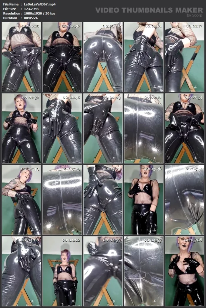 Throttle By My Latex Ass - LADY VALESKA - MP4