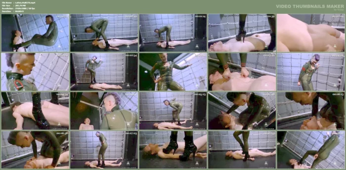 Trampling The Weakling With Piercing Heels - LADY VALESKA - MP4