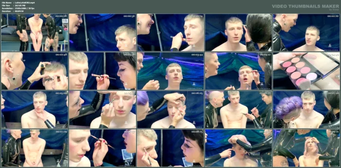 Turning Their Timid Boy Into A Cute Girl - LADY VALESKA - MP4