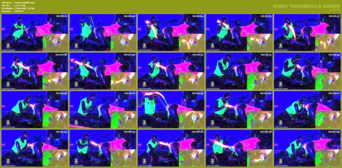 Uv Fetish Fucking - LADY VALESKA - MP4