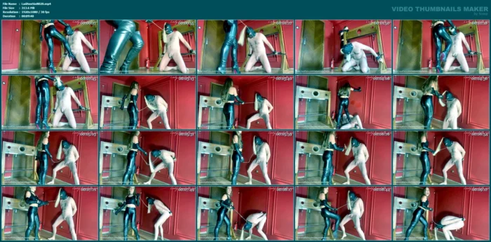 Ballbusting Training With Leather Boots - LADYANNABELLE666 - MP4