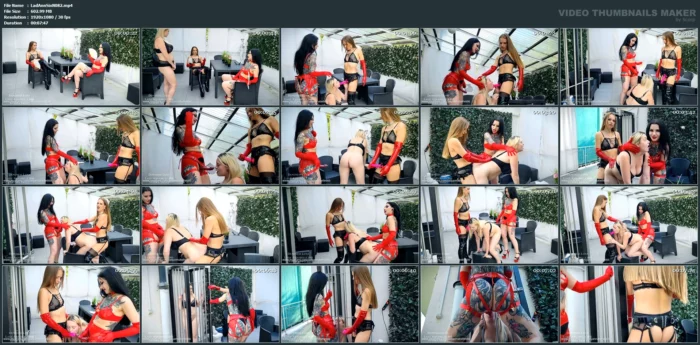 Hot Threesome With Demoness Luna And Sandra Sweet 2 - LADYANNABELLE666 - MP4