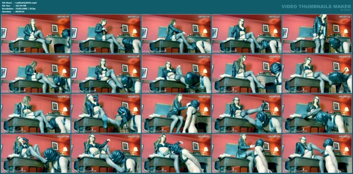 I Humiliate This Useless Slave And Made Him Worship My Legs - LADYANNABELLE666 - MP4
