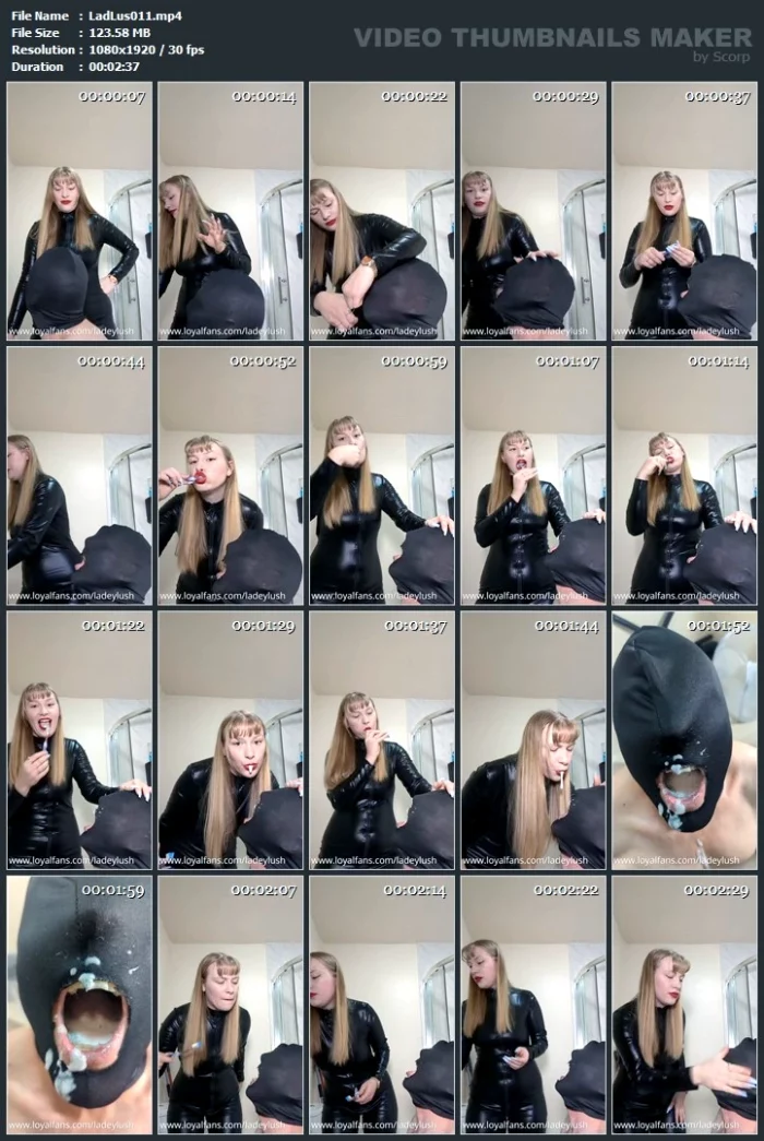 Brushing My Teeth And Using Slave As My Sink - LADEY LUSH - MP4