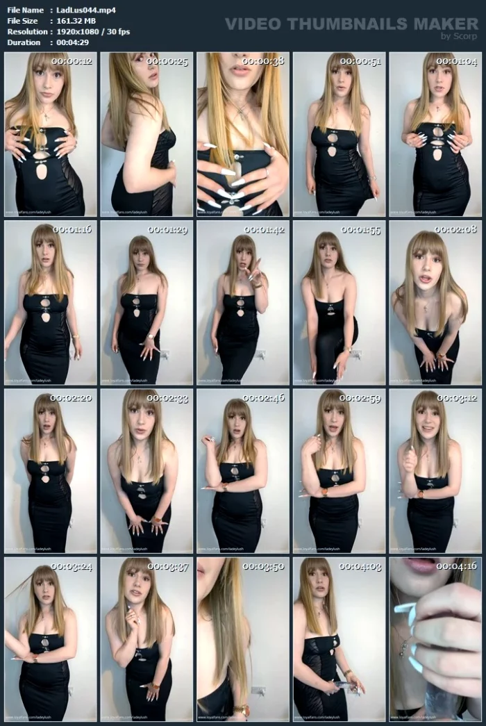 Kneel Down When You Watch This Video - LADEY LUSH - MP4
