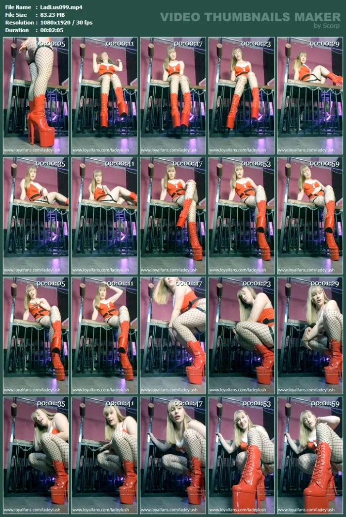 You Will Be In My Cage This Christmas - LADEY LUSH - MP4