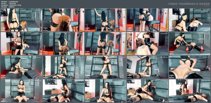 Ass Worship And Rimming In Latex - LUNASTAZJA - MP4