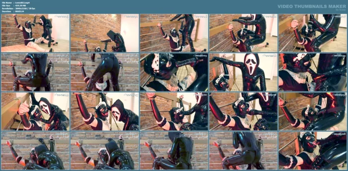 Latex Maid Facefucked By Ghostface - LUNASTAZJA - MP4