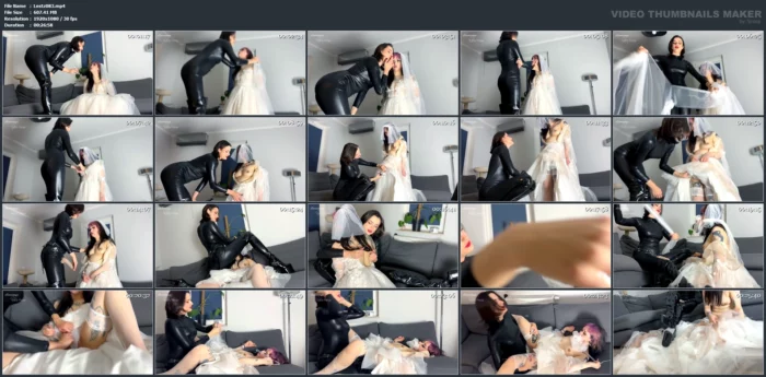 Mistress Rips Off My Wedding Dress And Fucks Me - LUNASTAZJA - MP4
