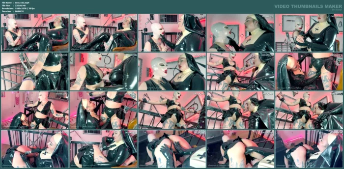 Punishment In Hell - Latex Demon Nun - LUNASTAZJA - MP4
