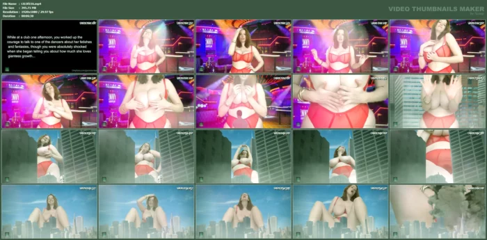 Unstoppable Giantess Growth - Giantess Ginger - LTL GIANTESS STUDIOS - MP4