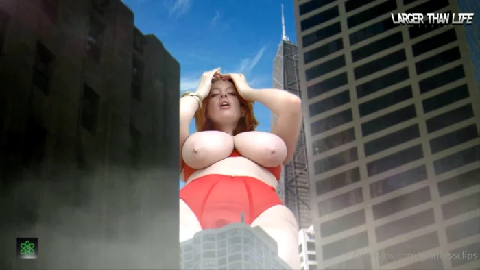 Unstoppable Giantess Growth - Giantess Ginger - LTL GIANTESS STUDIOS - MP4