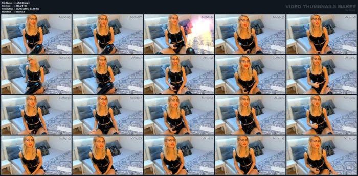Because U Can't Wank It Without My Instructions - LEXY NOIR / OBEYLEXYNOIR - MP4