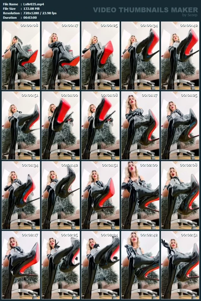 Financial Domination In Latex - Find A Second Job For My Profit - LEXY NOIR / OBEYLEXYNOIR - MP4