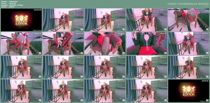 Findom Smoking And Teasing With Her Hot Heels - LEXY NOIR / OBEYLEXYNOIR - MP4